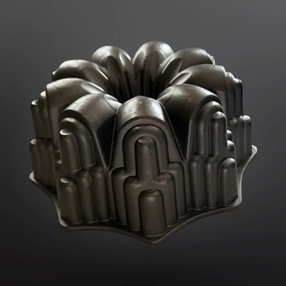 Martha Stewart Cast Aluminum Cathedral Bundt 10 Cup Bundt Pan Cast Non-Stick